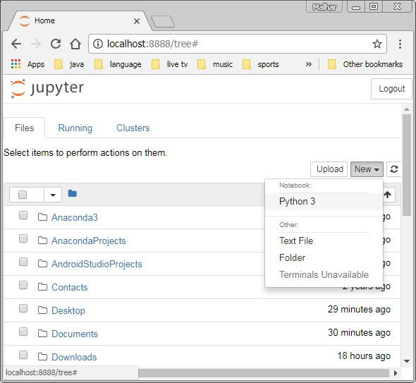 Python 3 Notebook