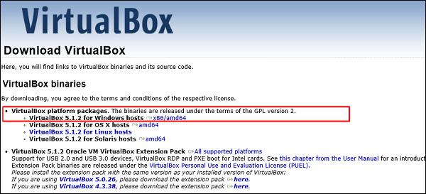 Install Virtual Box