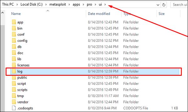 View Export Log