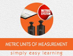 Metric Units of Measurement