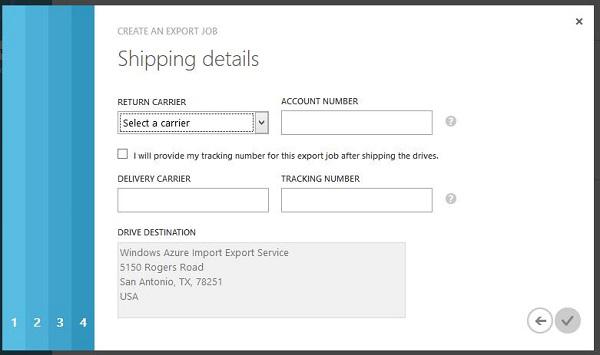 Create Export Job