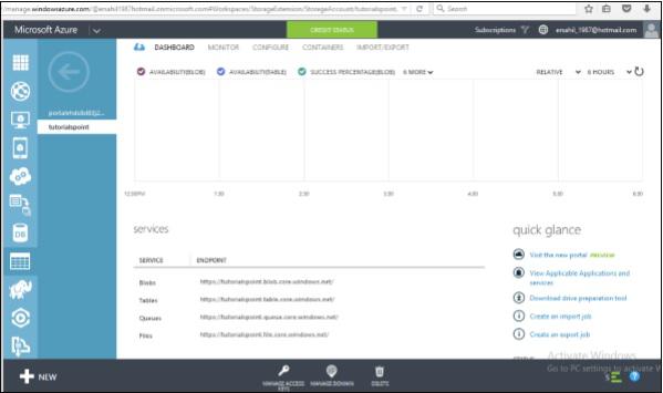Storage Account Endpoints