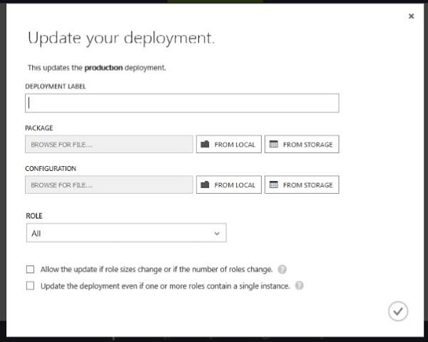Update a Cloud Service