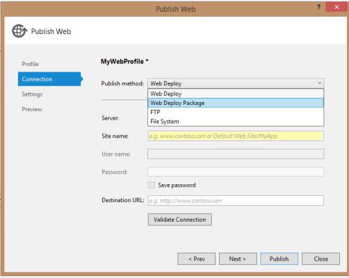 Web Deploy Package