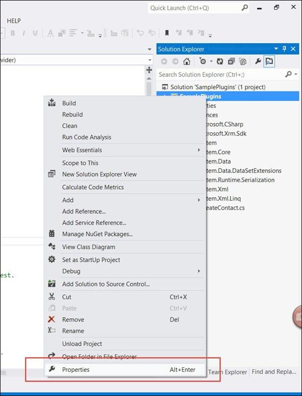 Mscrm Plugin Solution Properties