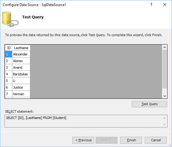 Query Result