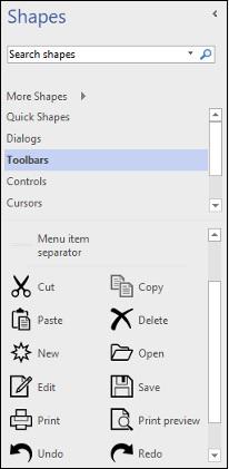 Toolbars