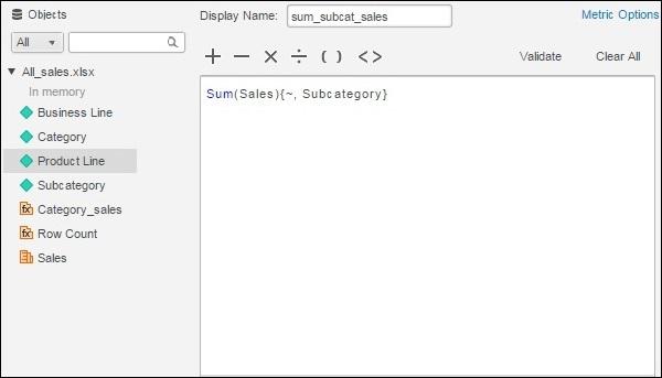 Nested Metric 1