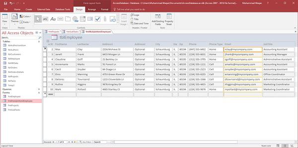 Adjust Fields
