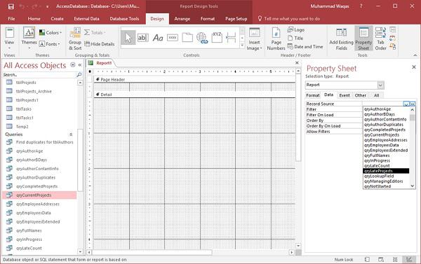 Data Tab