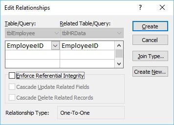 Edit Relationships