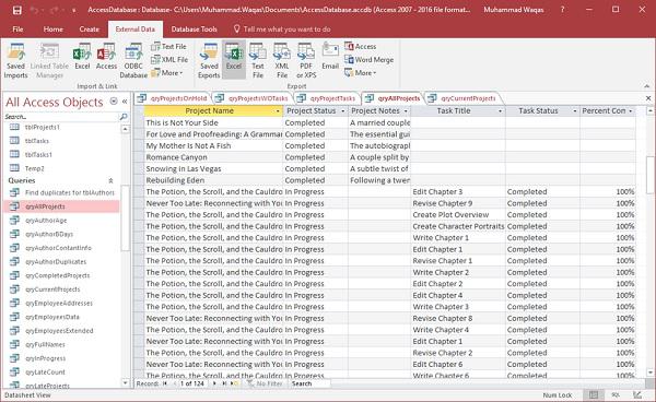 Export Data