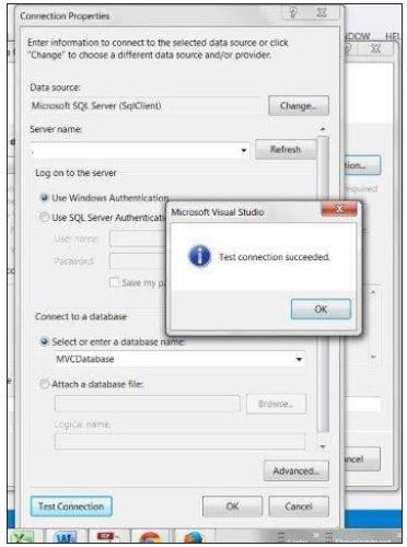 Add New Model Test Connection
