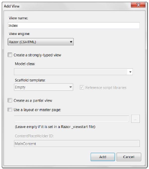 Create Index View
