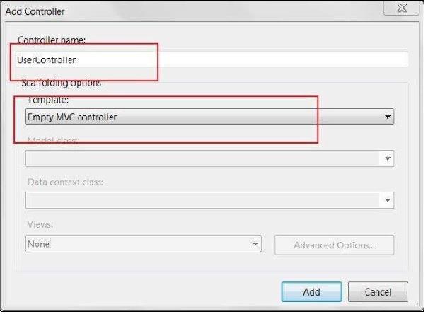 MVC Advanced Add Controller