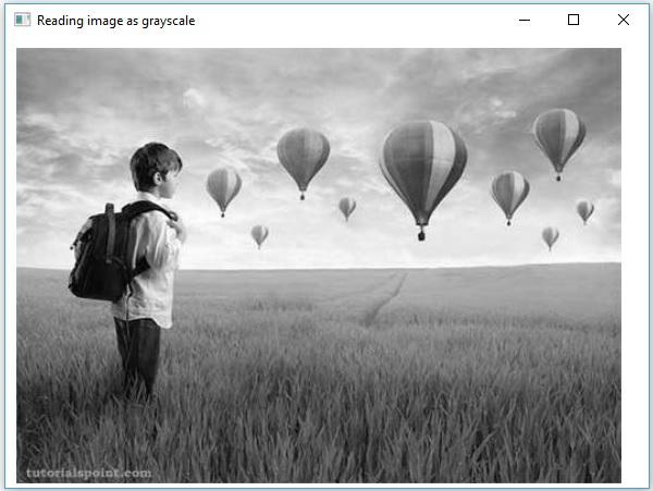GrayScale Output Image