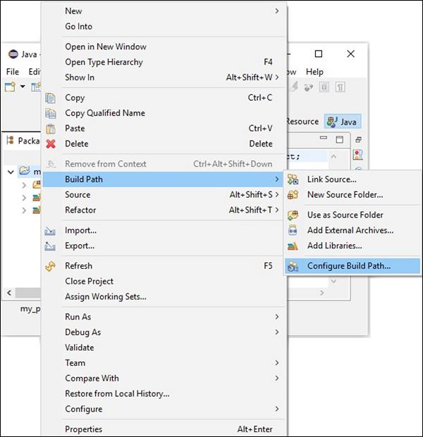 Select Build Path