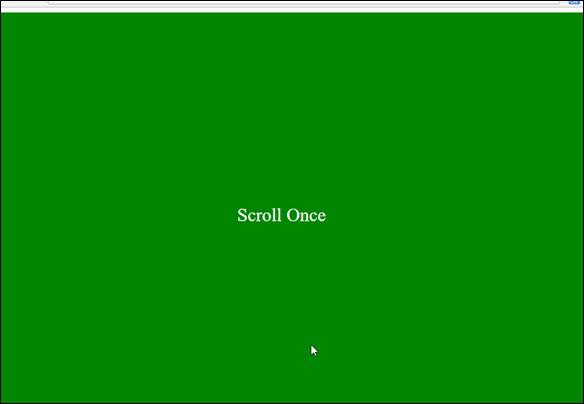 Horizontal Scroll Animation