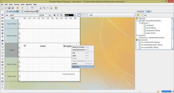 Adding Hyperlinks