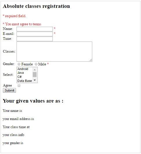 Complete Form