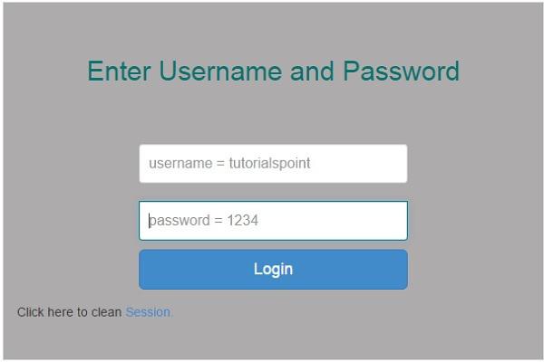 Login Example