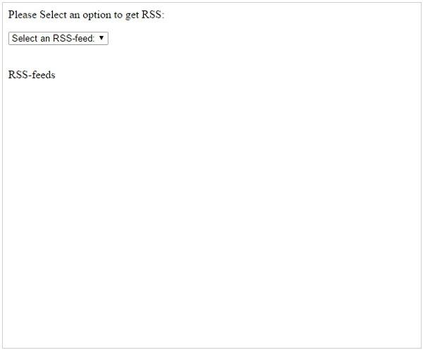 RSS Feed Example