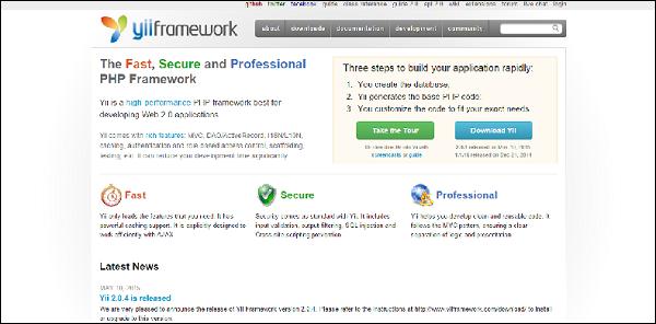 yiiFramework_php