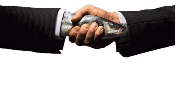 Wet Fish Handshake