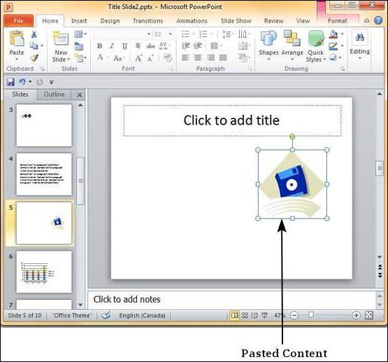 Microsoft PowerPoint 2010