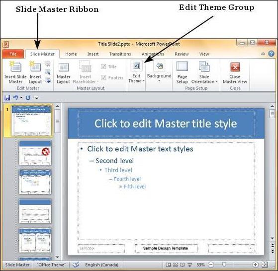 Microsoft PowerPoint 2010
