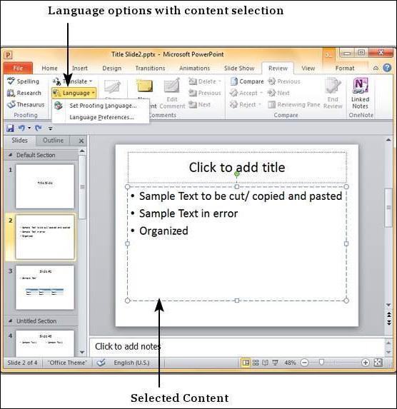 Microsoft PowerPoint 2010