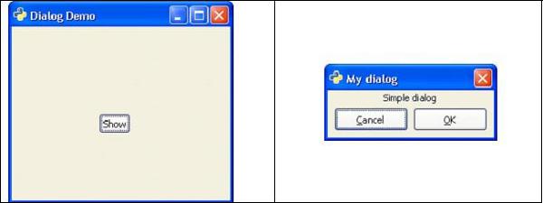 Dialog Demo