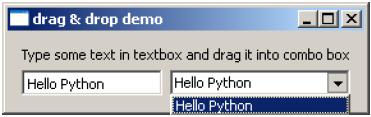 Drag and Drop Output
