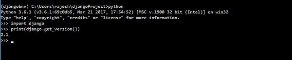 Install Django