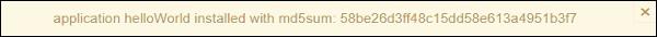 Popup Message