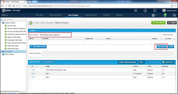 Run Query