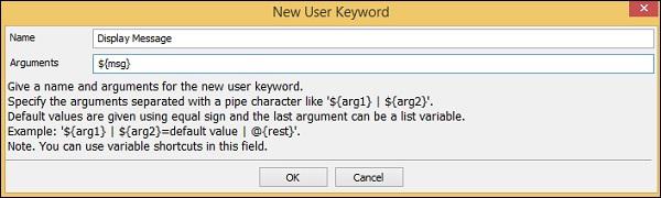 log message