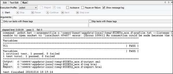 Scalar Variable Execution