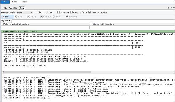 See The Output