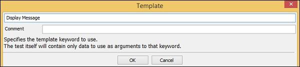 user keyword