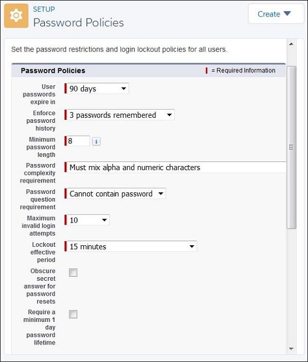 Password Policies