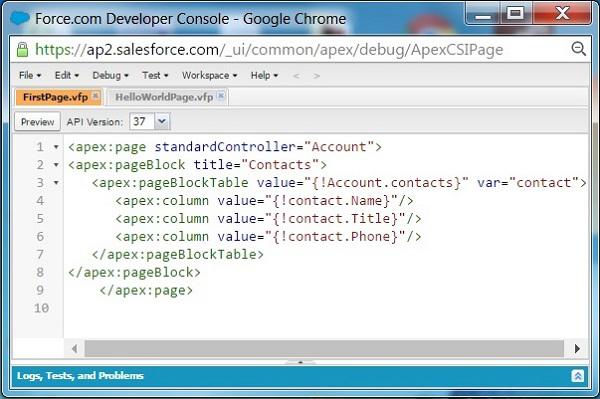 vf s record table code