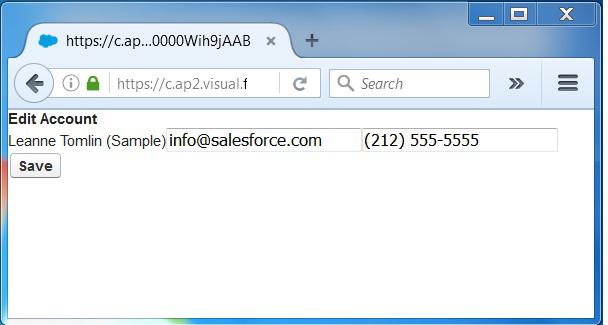 visulaforce forms result 1
