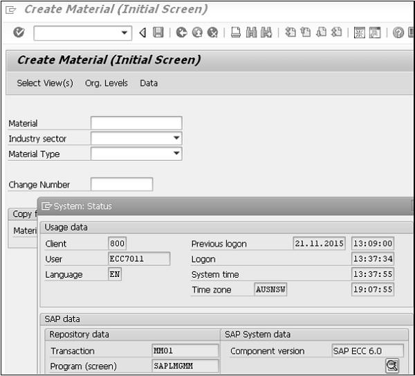 Material Master Creation