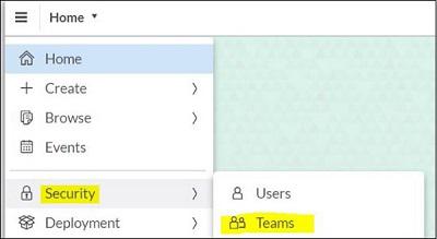 Creating Teams