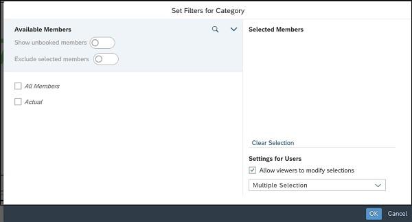 Filter Options
