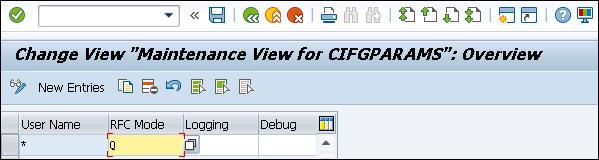 Define User Parameters