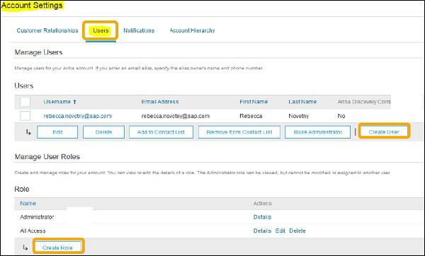 Manage User Accounts