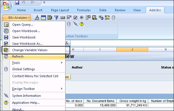 Changing Variable Values
