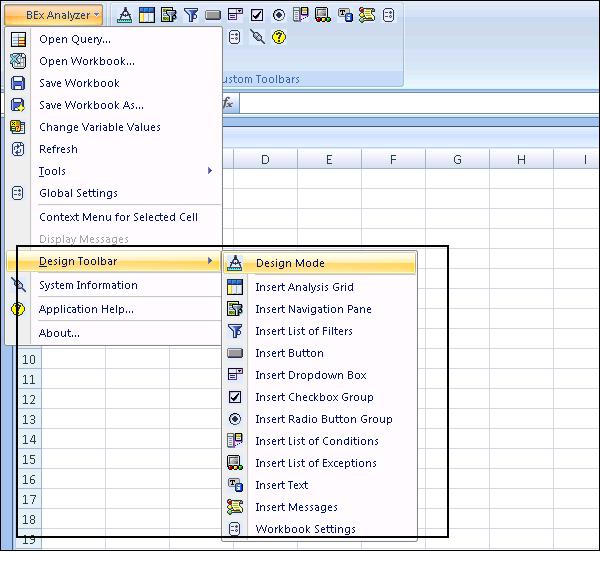 Design Toolbar